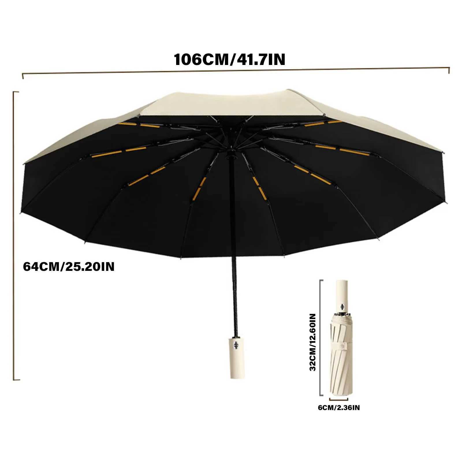 24 bone automatic folding umbrella Windproof sunshade Umbrella Mens and womens Luxury Business Umbrella Sunshade/liu H260318 - view 3