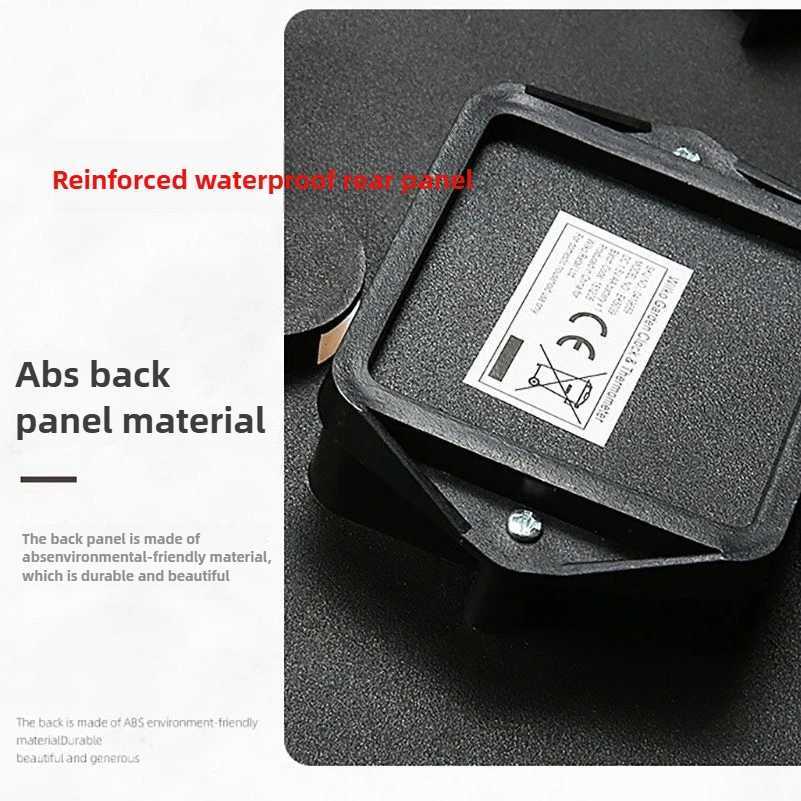 12 Inch Outdoor Waterproof Wall Clock Bathroom Kitchen Patio Shop Living Room Decorative Wall Clock Stylish Silent Wall Clock D260318