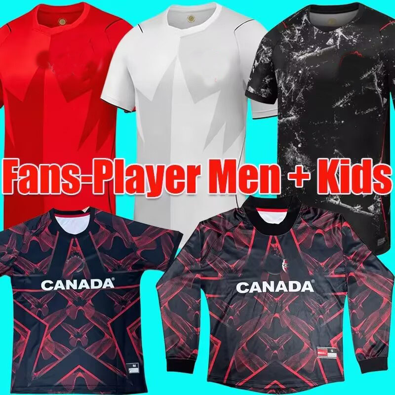 2026 World Cup Canada Soccer Jerseys national team 26 27 DAVIES J.DAVID LARIN UGBO CAVALLINI MILLAR EUSTAQUIO FRASER football shirt home player version RED uniform
