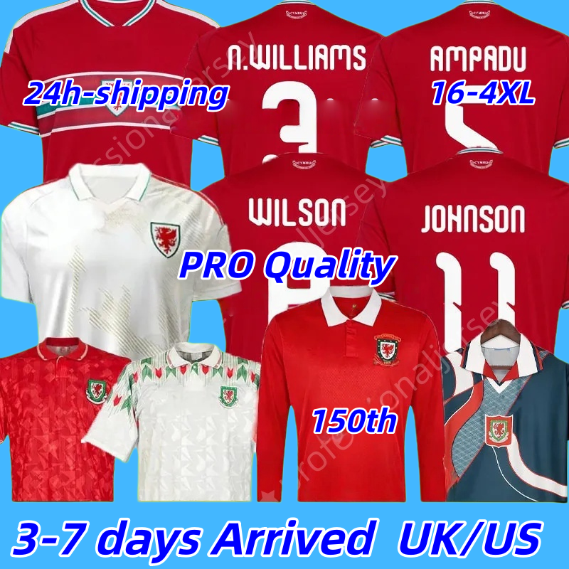 3XL 4XL WAleS football shirt kit top jersey 150 Year Anniversary shirt football kit away 2026 world cup soccer jerseyBROOKS WILSON JOHNSON HOME away kit men kids kits