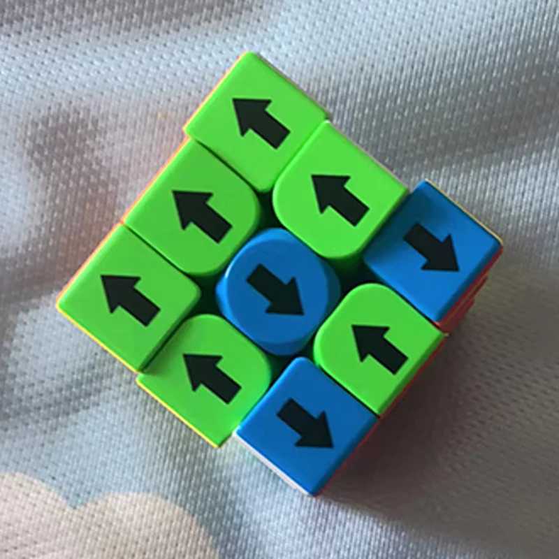 Direction Arrow Speed Cube 3X3X3 Puzzle Challenge Gift IQ Logic Training Brain Teaser For Kids Boys Girls zauberwrfel H260314