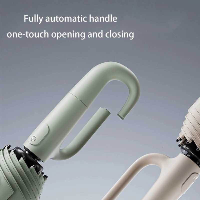 Fully automatic buckle sun umbrella for sunny and rainy days foldable and convenient rainproof sun-proof and UV-proof parasol H260318 - view 5