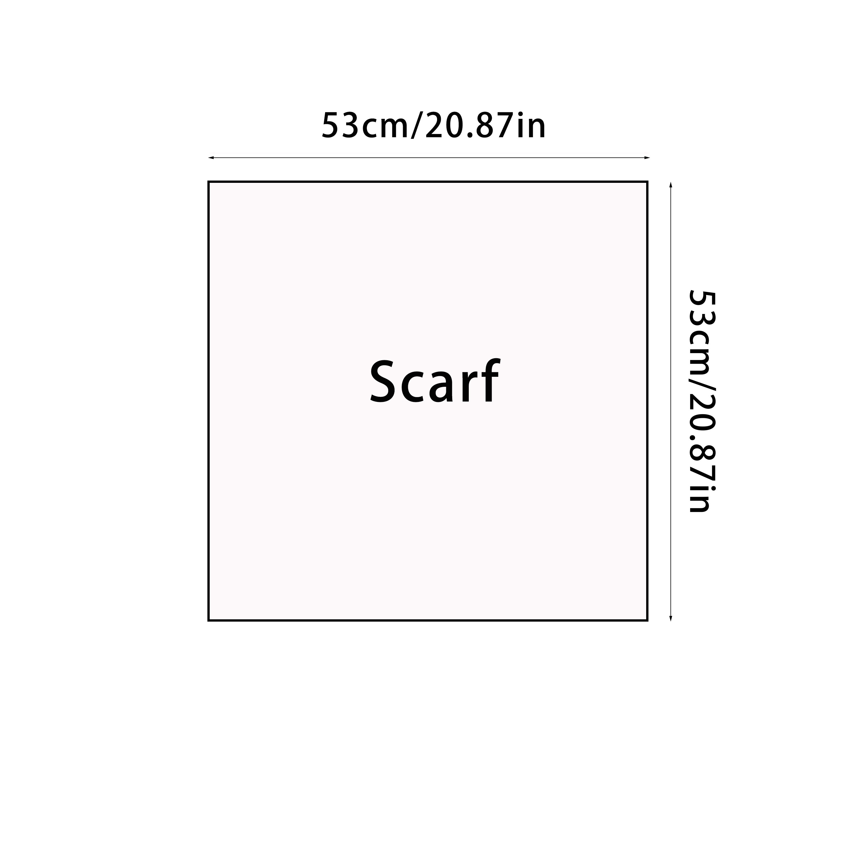 Blue Moon Quality 100% Silk Caterpillar Towel for Women - Autumn/Winter - 53cm Small Square Towel - Neck Support Scarf - Small Collar Tie Scarf