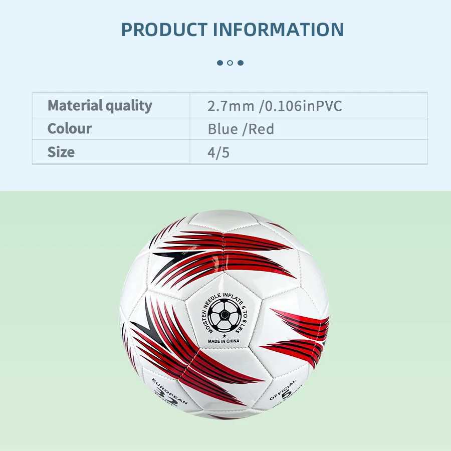 1pc Soccer Ball Wear-resistant Soft Football For Adult Training CompetitionSize 45 a02 M260318