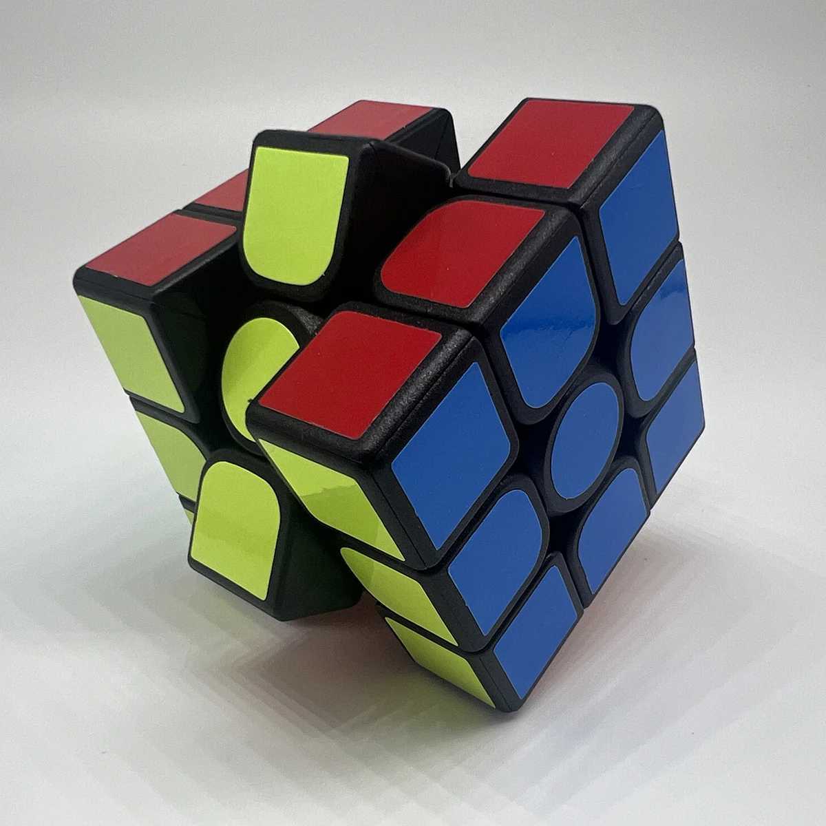 3x3x3 3D fun stress relief brain boosting puzzle professional smooth speed game color blocking childrens toy gift H260314