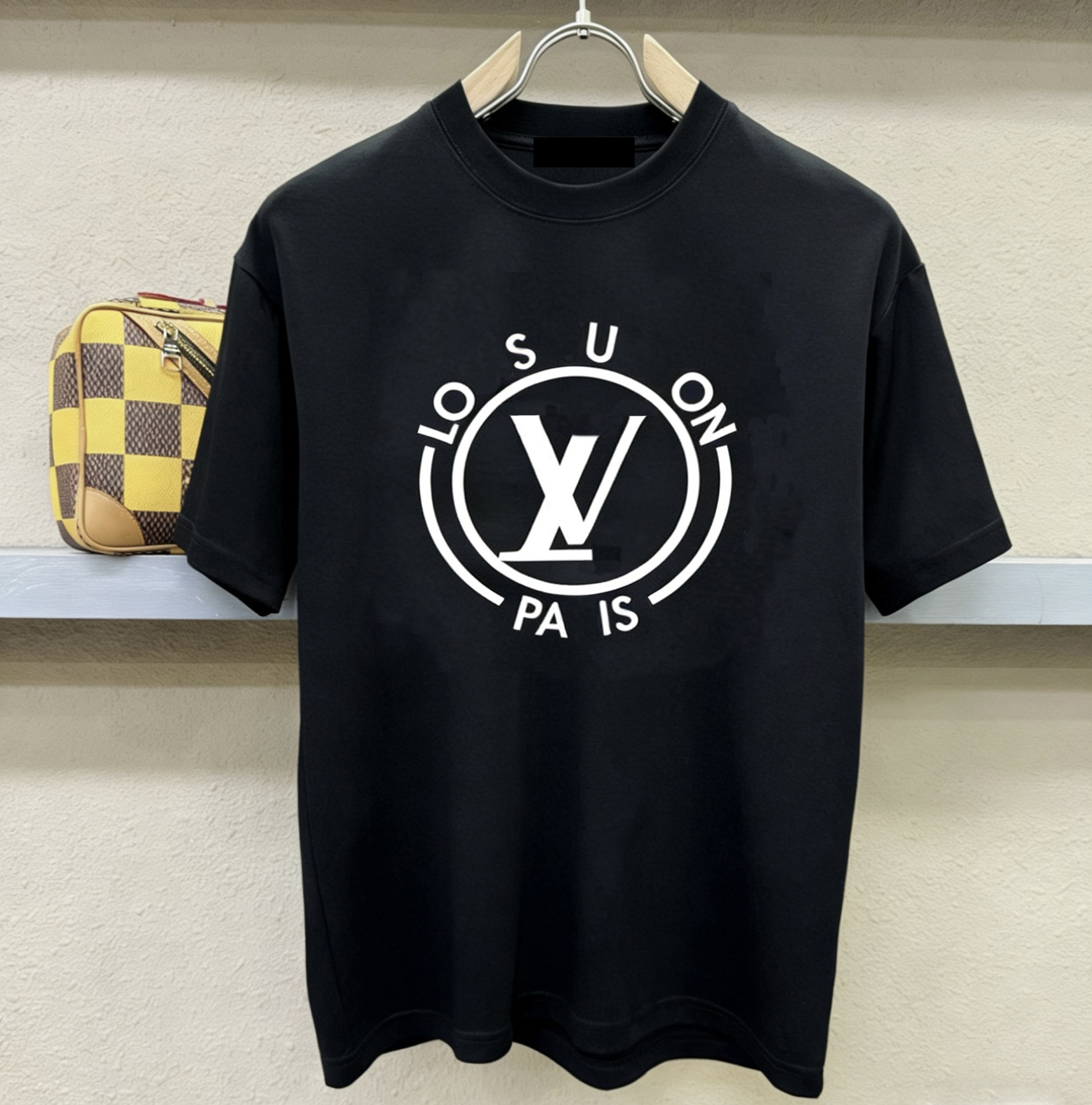 Summer men's and women's new T-shirts, men's round-neck short-sleeved fashionable T-shirts and women's short-sleeved casual T-shirts designed by the brand designer