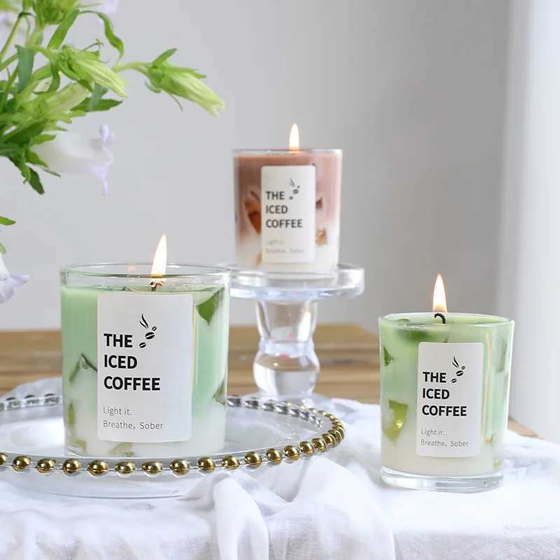 Jelly Wax Coffee Cup Aromatherapy Bedroom Smoke Free Candles Romantic Atmosphere Fragrance D260318