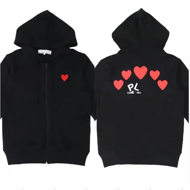 commes hoodie Desvgarcon play hoodie Trendy Commes Degarcon Hoodies Womens heart hoodie Leisure comme desgarcon Sweater Ef8