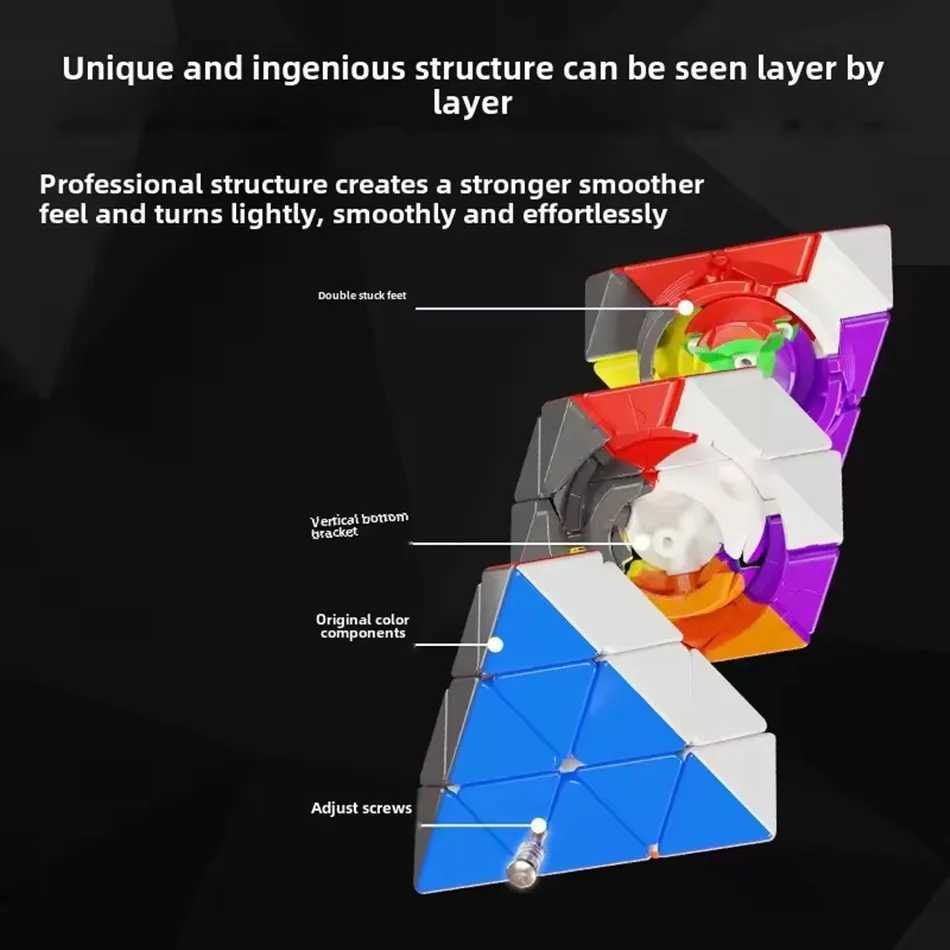 ShengShou FTO Rotating Octahedron Magnetic Magic Cube Stickerless Educational Toy Toys For Children Cubo magico Toys H260314
