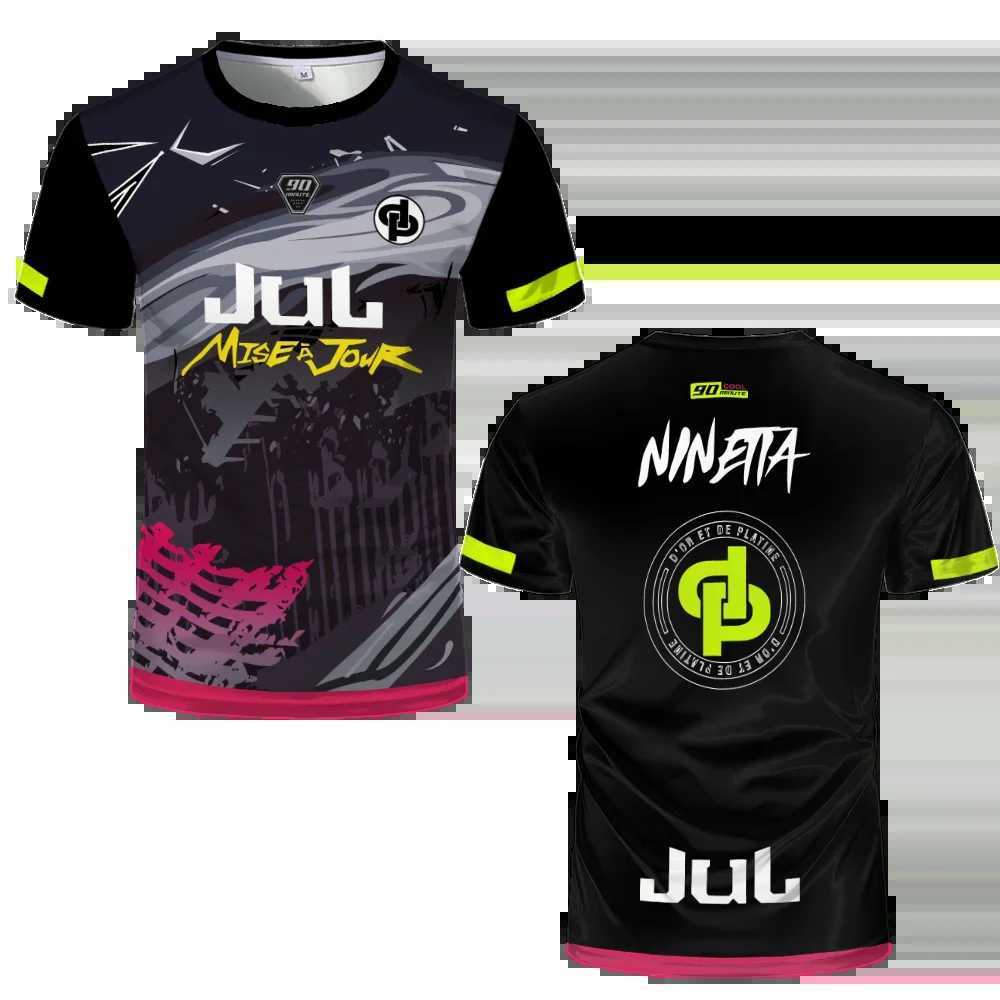 90 Minutes Series MM9 JUL Fooall Shirt Mens Summer Outdoor Sports Quick-drying Jersey Oversized Fitness Training T-shirt J260318