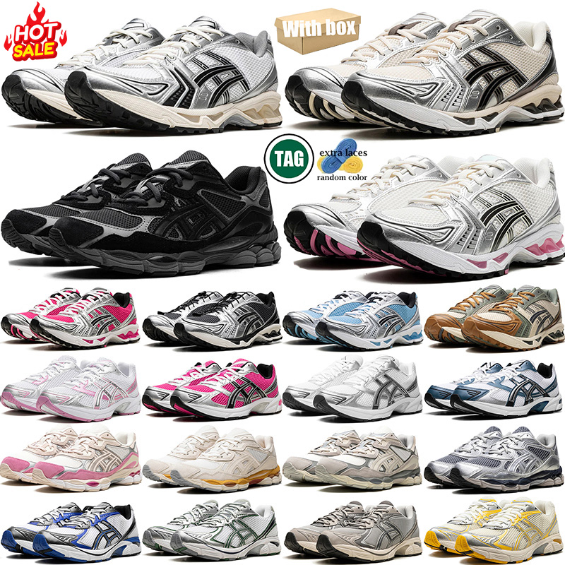 with box designer running shoes men women stylish sneakers durable outdoor sports trainers silver asiacs gel nyc 1130 kayanoshoes asicgel 36-45