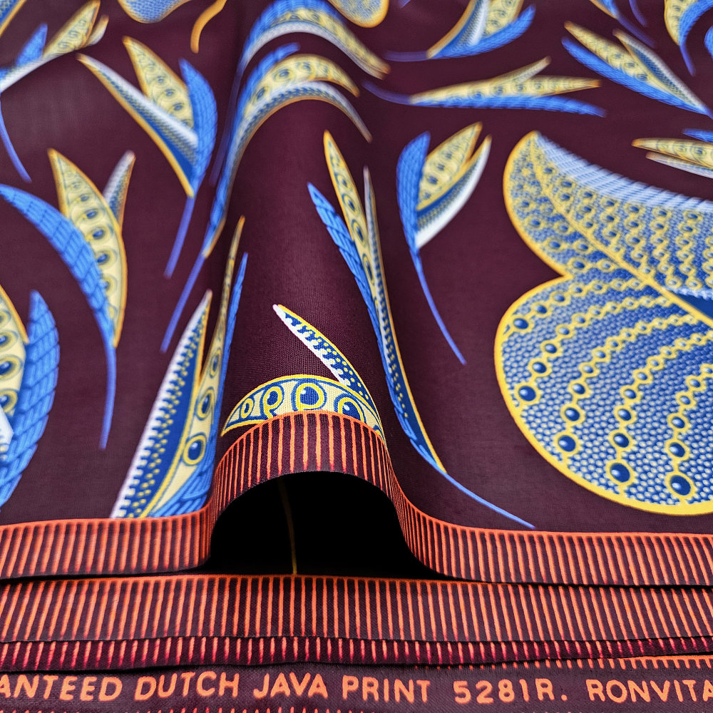 Traditional Java Wax Print Fabric -Saudi clothing Fabric- 100% cotton wax fabric, printing with oil, smooth and soft hand-feel, making clothes, headba