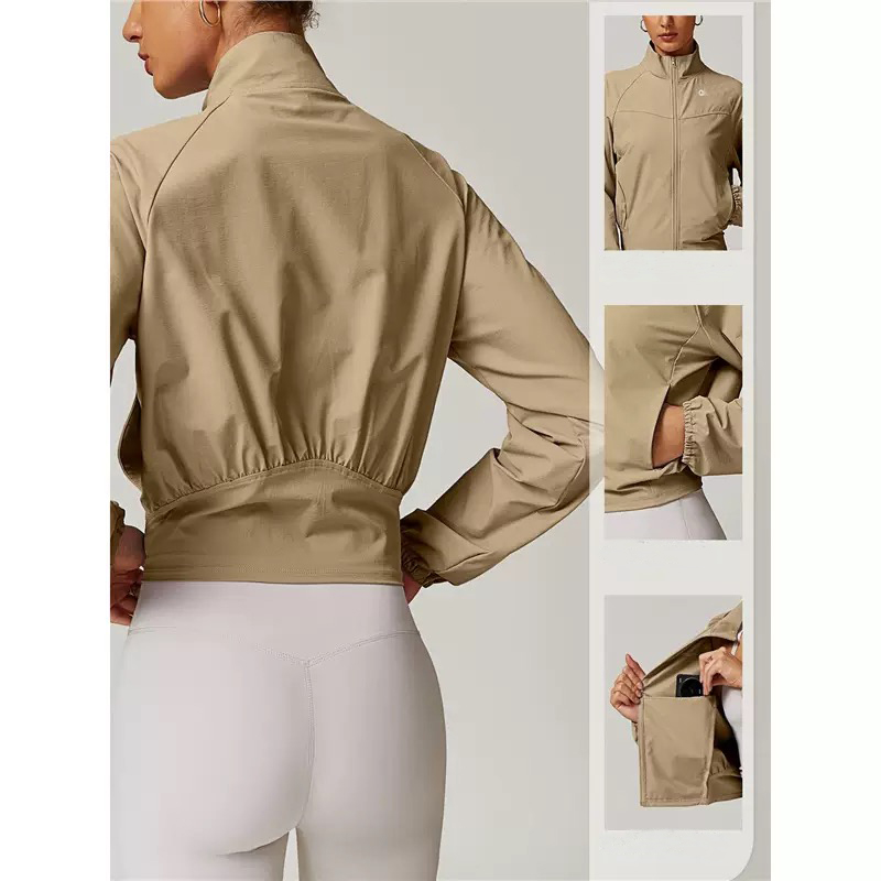 Hotsale Women yoga jacket Aloismness windproof jacket Spring thin Style Quick-drying women's top Outdoor running jacket sports top woman leisure