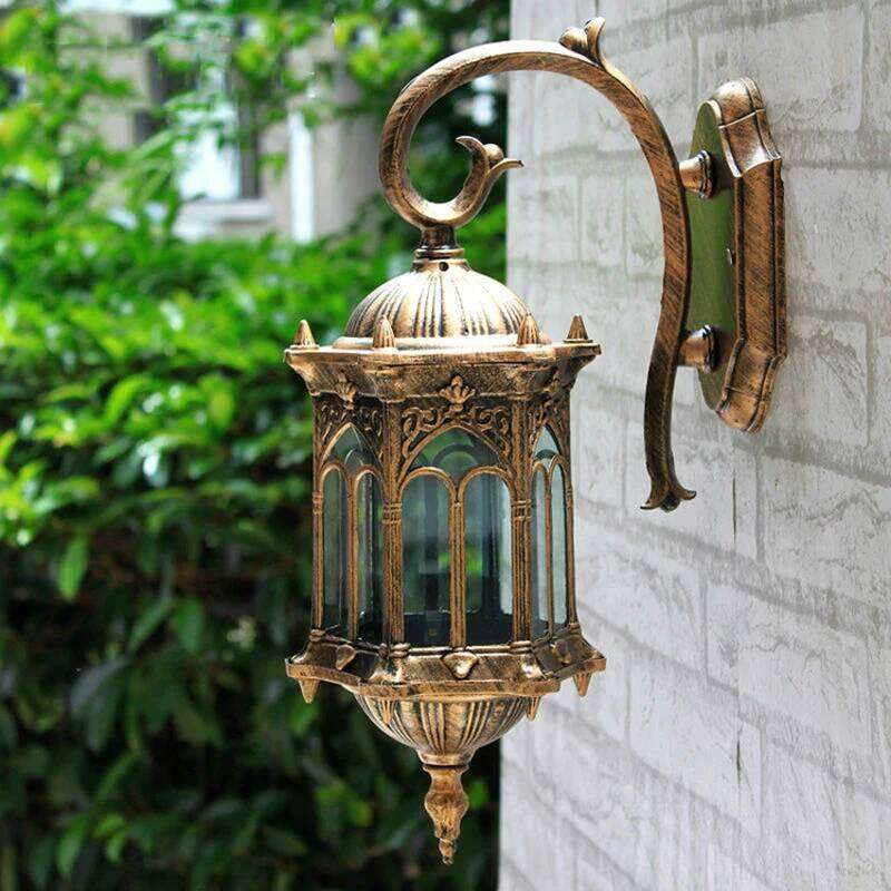 Europe outdoor light,rain-proof villa garden lighting fixtures yard gateway wall sconce retro decoration lamp 26Y0318