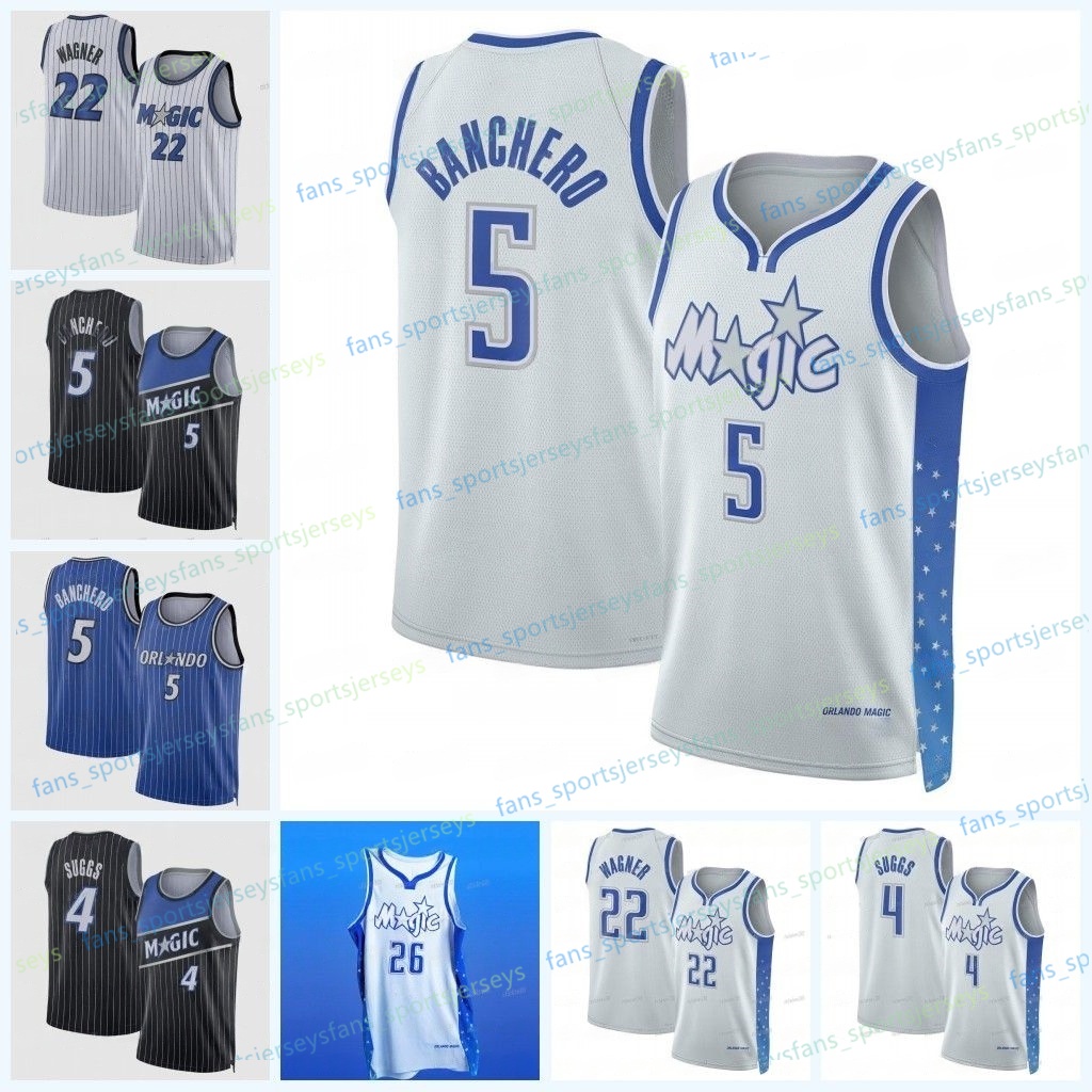 Orlandos Magics 2025-26 New City Basketball Jersey Paolo Banchero Jonathan Isaac Jalen Suggs Franz Wagner Desmond Bane Anthony Black Wendell Carter Jr.