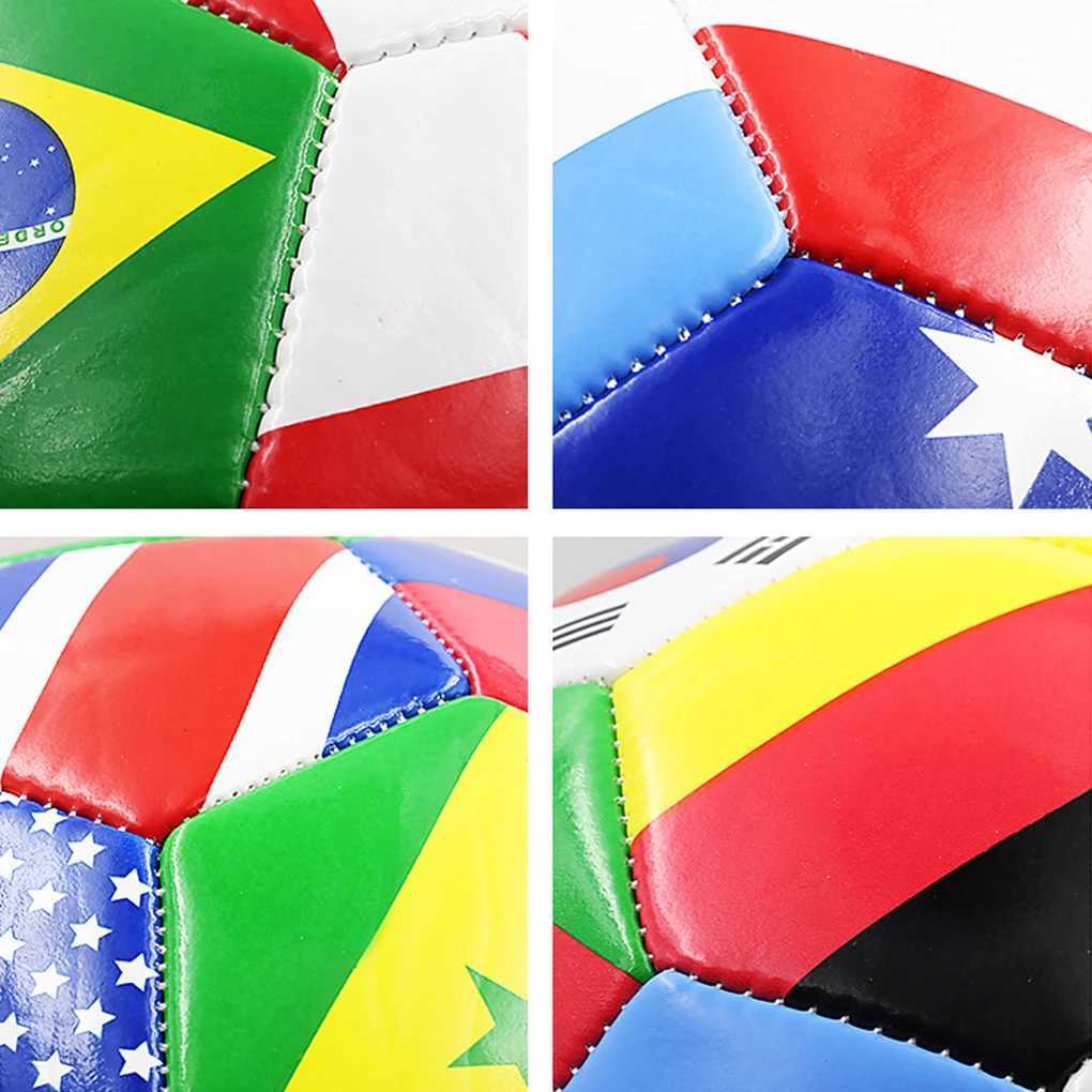 Size 5 Official Soccer Ball National Flag Design PVC Thickened Training Football Wear Resistant Outdoor Game Match Ball M260318