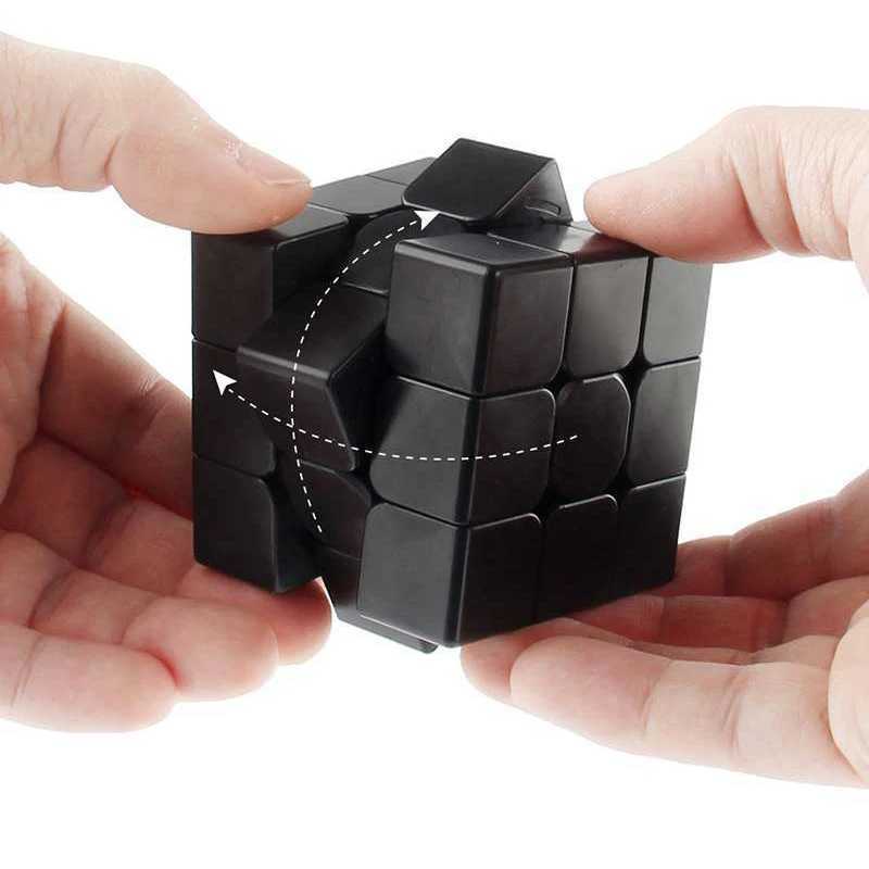 Blank Speed Cube 3x3 DIY Sticker Brain Teaser Puzzles Educational Gifts For Kids Boys Girls Teens Zauberwrfel H260314