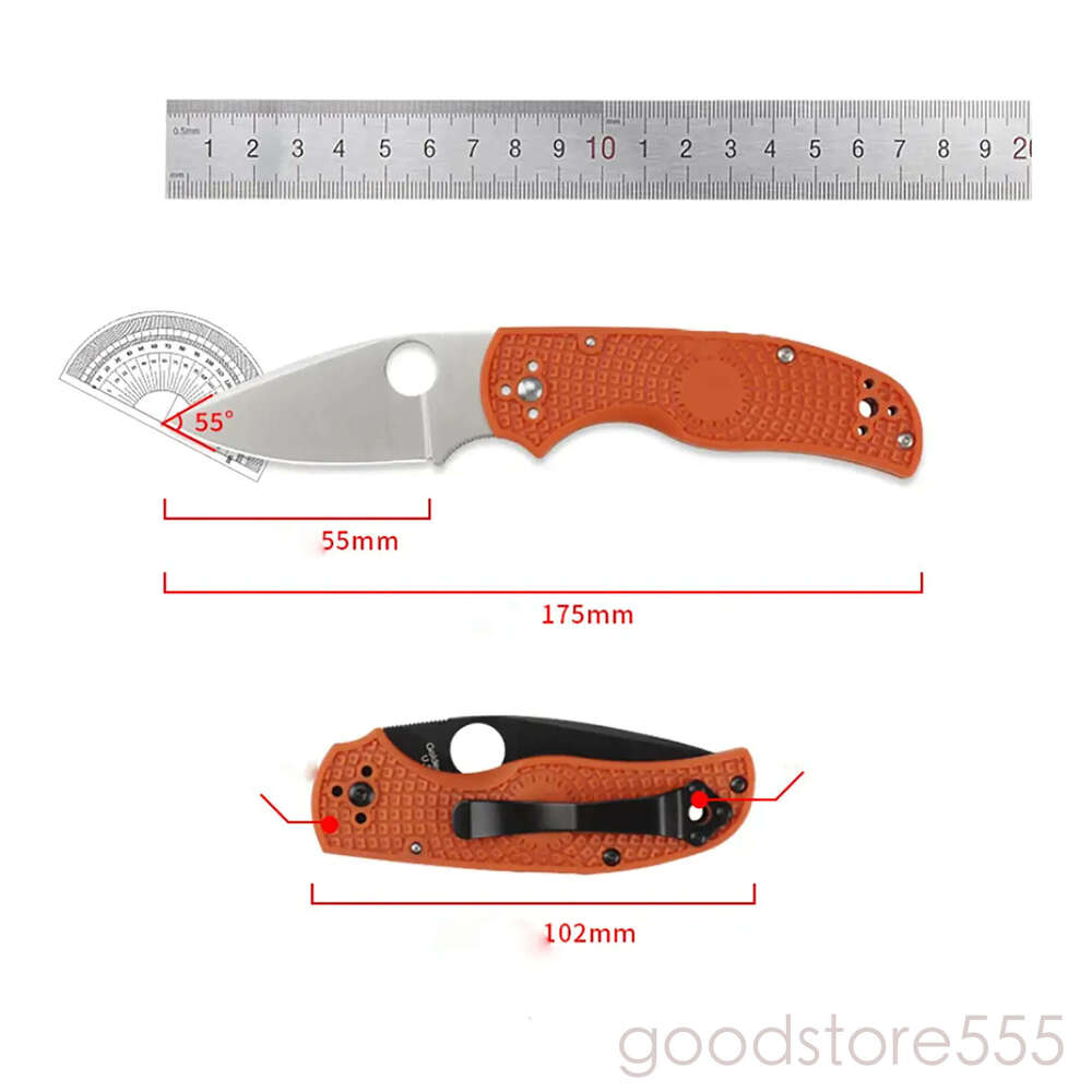 6Models C41 Pocket Knife CPM fixed blade knife SP30V couteau Folding pocket knife Blade Nylon Fiberglass Handle Portable Durable Utility Hiking Campin