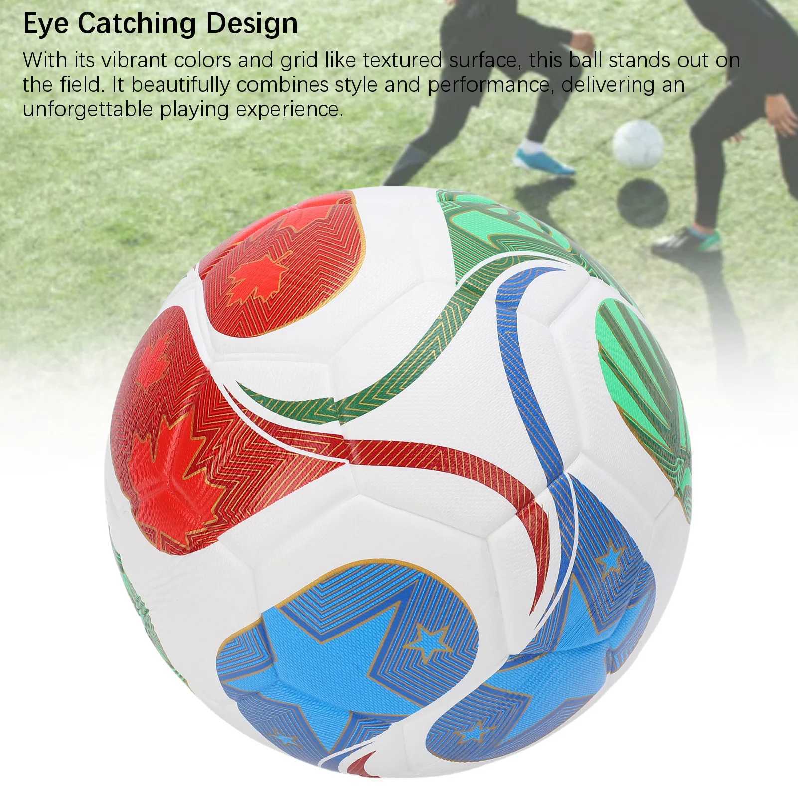 Soccer Ball Size 5 PU Wear Resist Thickened Water Proof Soccer Ball for Standard 11 Person Play Water Proof Soccer Ball M260318