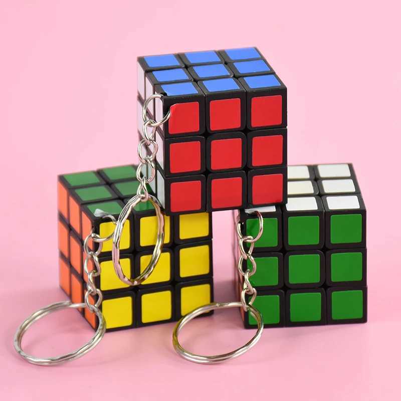 5/10Pc Mini 3cm Magic Cube Children Educational Toy Kindergarten Prize Kids Birthday Party Favors Goodie Bag Pinata Fillers Gift H260314