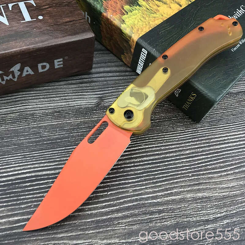 BM 15535 Knife Carbon Fiber Handle Hunting Folding Knife fixed blade knife BENCH CPM154 Blade EDC Self Defense Pocket Multiool Knives pocket knife Git