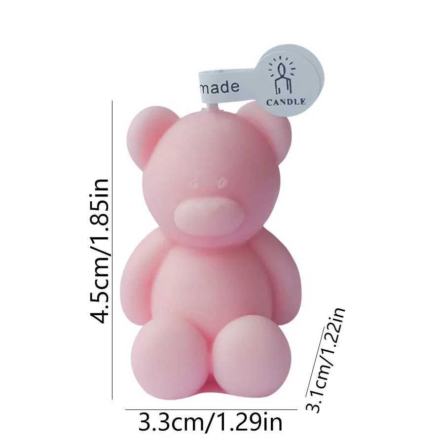 Cute Mini Bear Aromatherapy Candle Cup Creative Home Decoration Birthday Gift Candle Companion Gift D260318