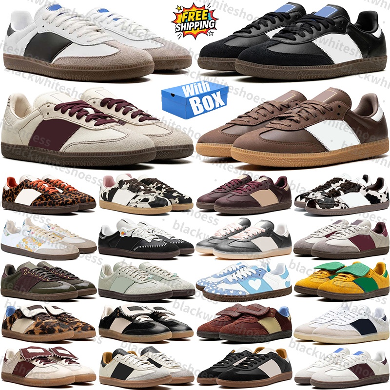 Free Shipping with box Designer sneakers shoes sambawomen chaussure for mens womens black men trainers scarpe Plate-forme casual luxury