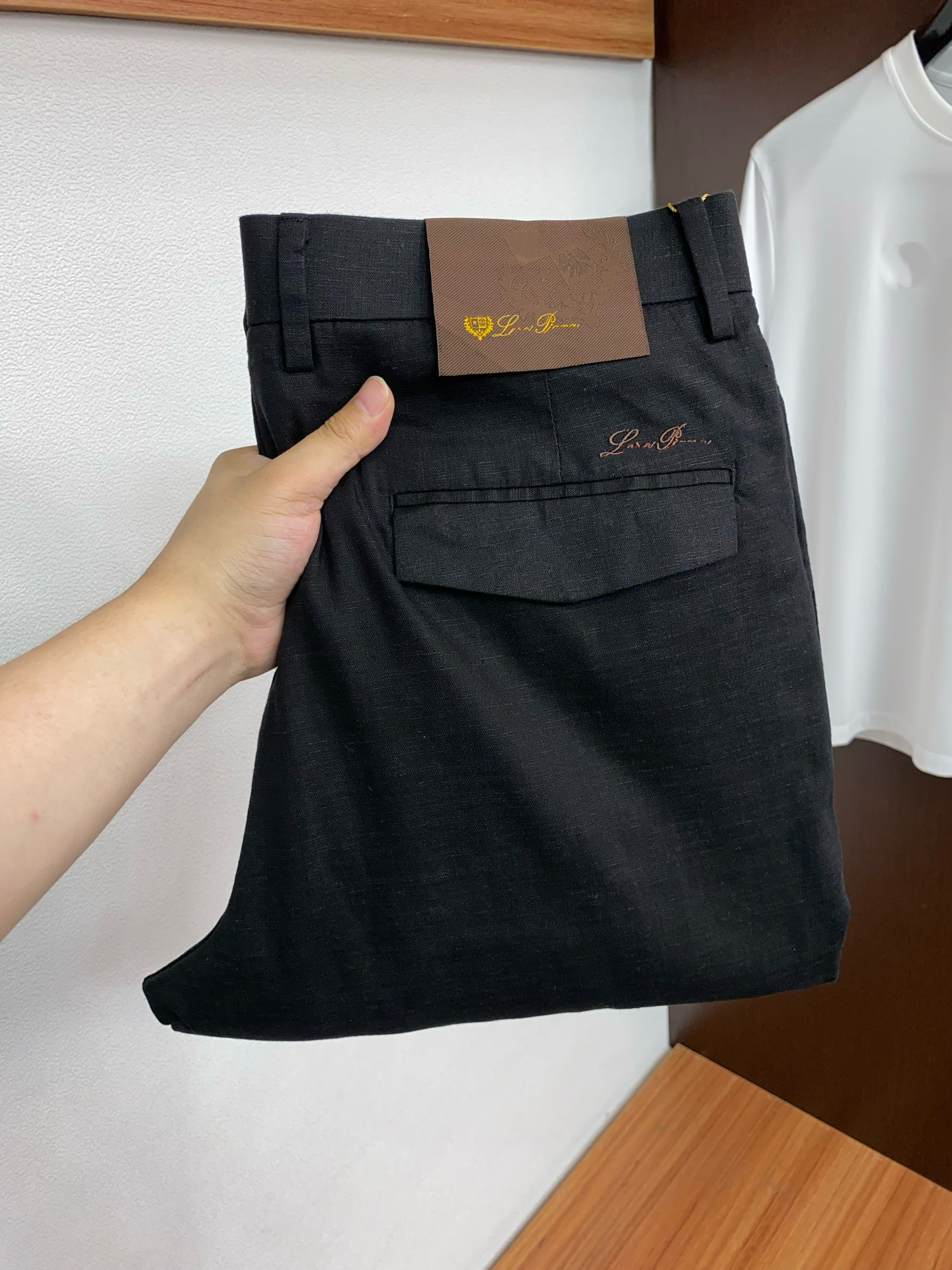 Designer trousers men's summer linen fabric high quality casual comfortable and breathable long pants a staple for workplace attire