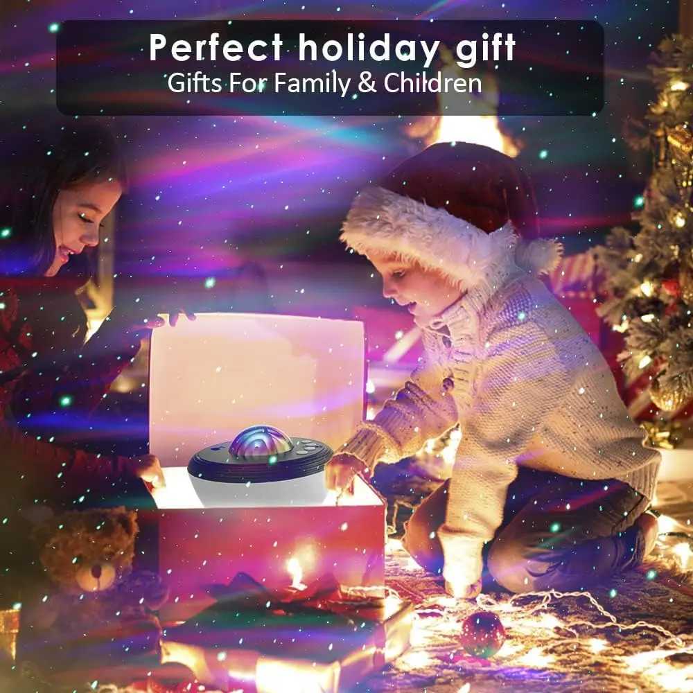 Star Projector Northern Light Aurora Projector With Bluetooth Function and Remote Control Galaxy Light Projector for Kids Adults H260318