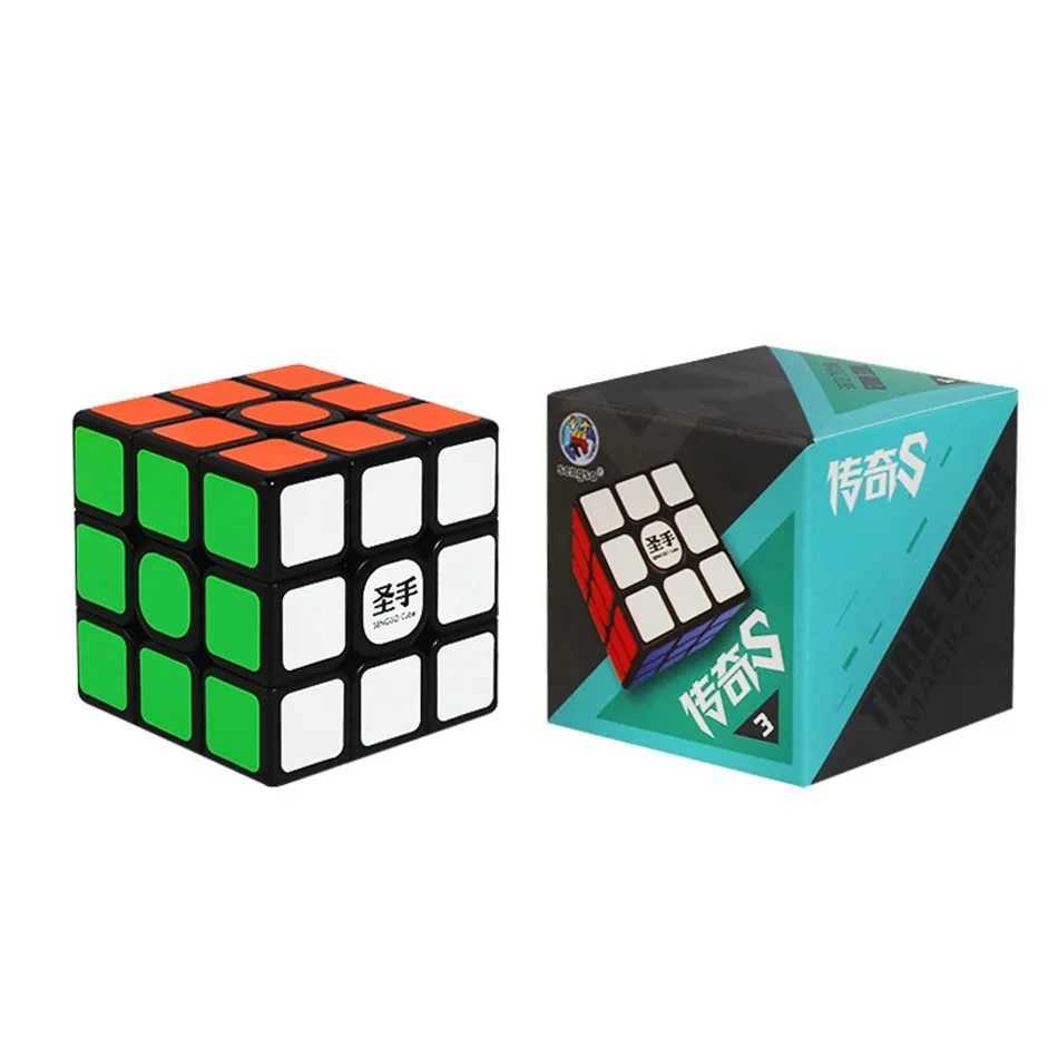 Shengshou Legend S 3x3x3 Balck Magic Cube Professional Speed Cubes Puzzles Speed Cube Educational Toys H260314