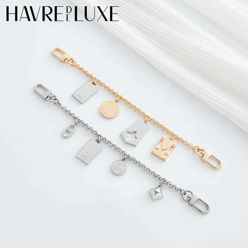 Fashion bag extended chain detailed workmanship for bucket bag shoulder strap decorative chain bag accessories H260318 - view 4