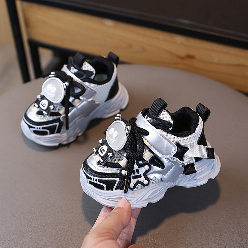 Free shipping Designer Baby First Walkers Kid Baby Shoes Spring Infant Toddler Girls Boy Casual Mesh Soft Bottom Comfortable Non-slip Size 17-26