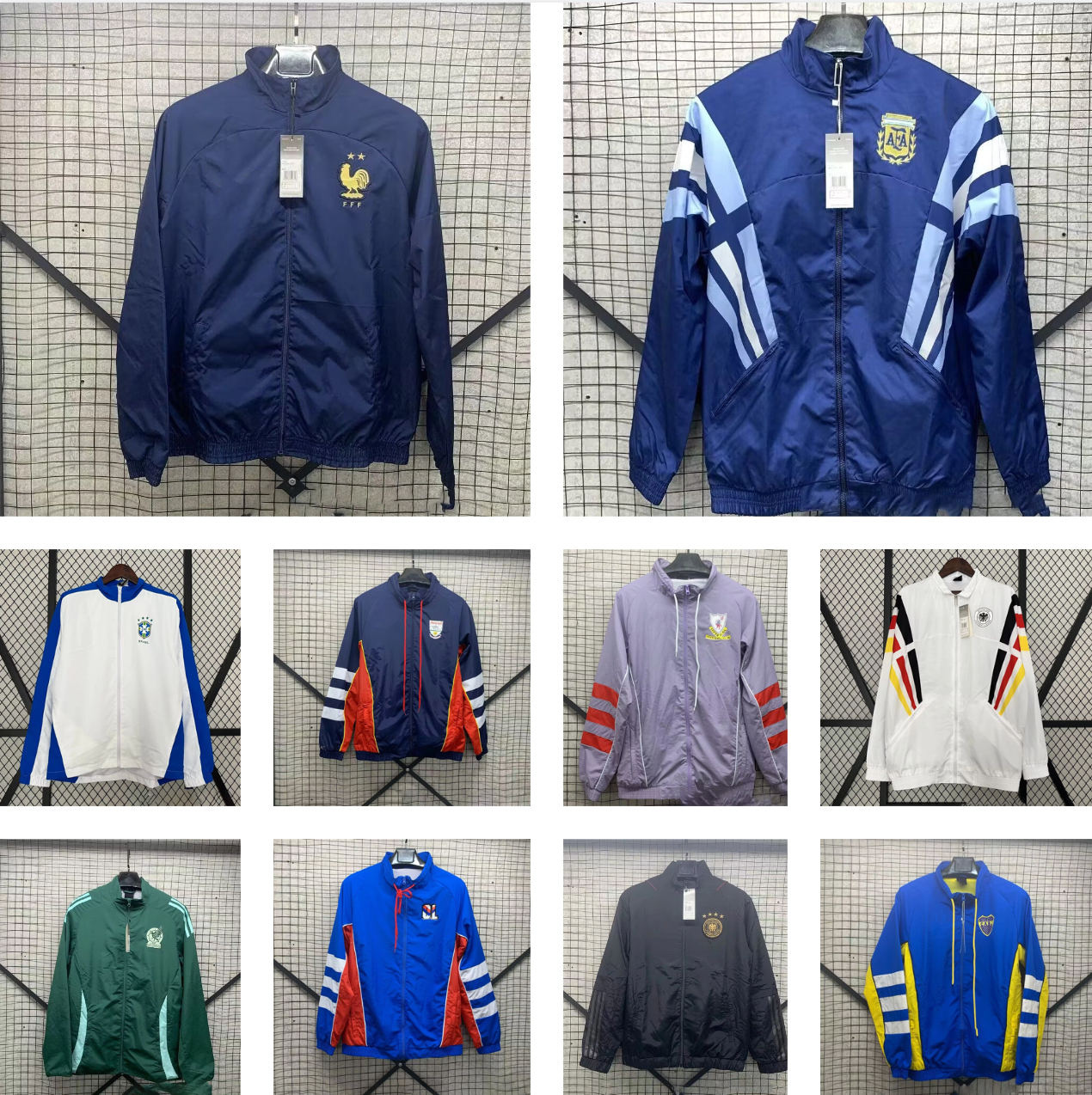 designer jacket sports jacket soccer Men's Jackets Trendy Soccer Fashion Embroidered Bomber Jacket Hip Hop Letter Splicing Leather Baseball Clothing Fan version