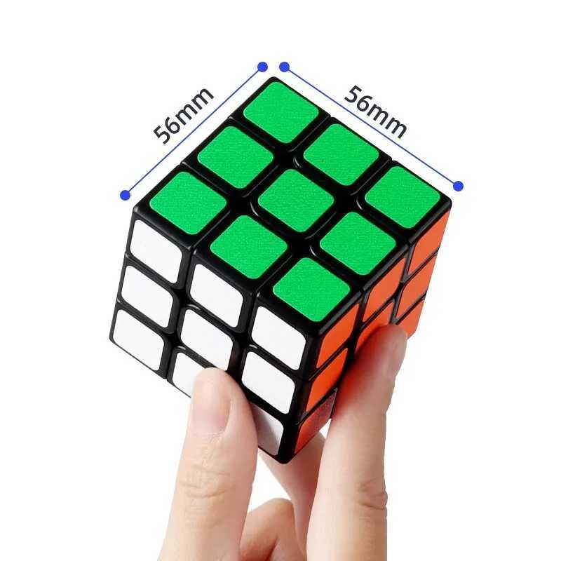 SENGSO Magic Cube 3x3 Frosted Texture Sticker Magic Cube Educational Toys Children Puzzle Toys Designated For Competition Cubes H260314