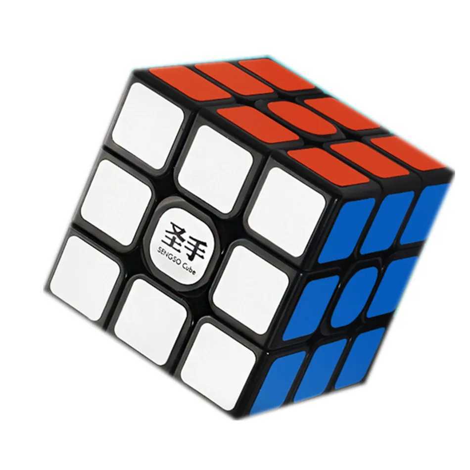 Shengshou Legend S 3x3x3 Balck Magic Cube Professional Speed Cubes Puzzles Speed Cube Educational Toys H260314