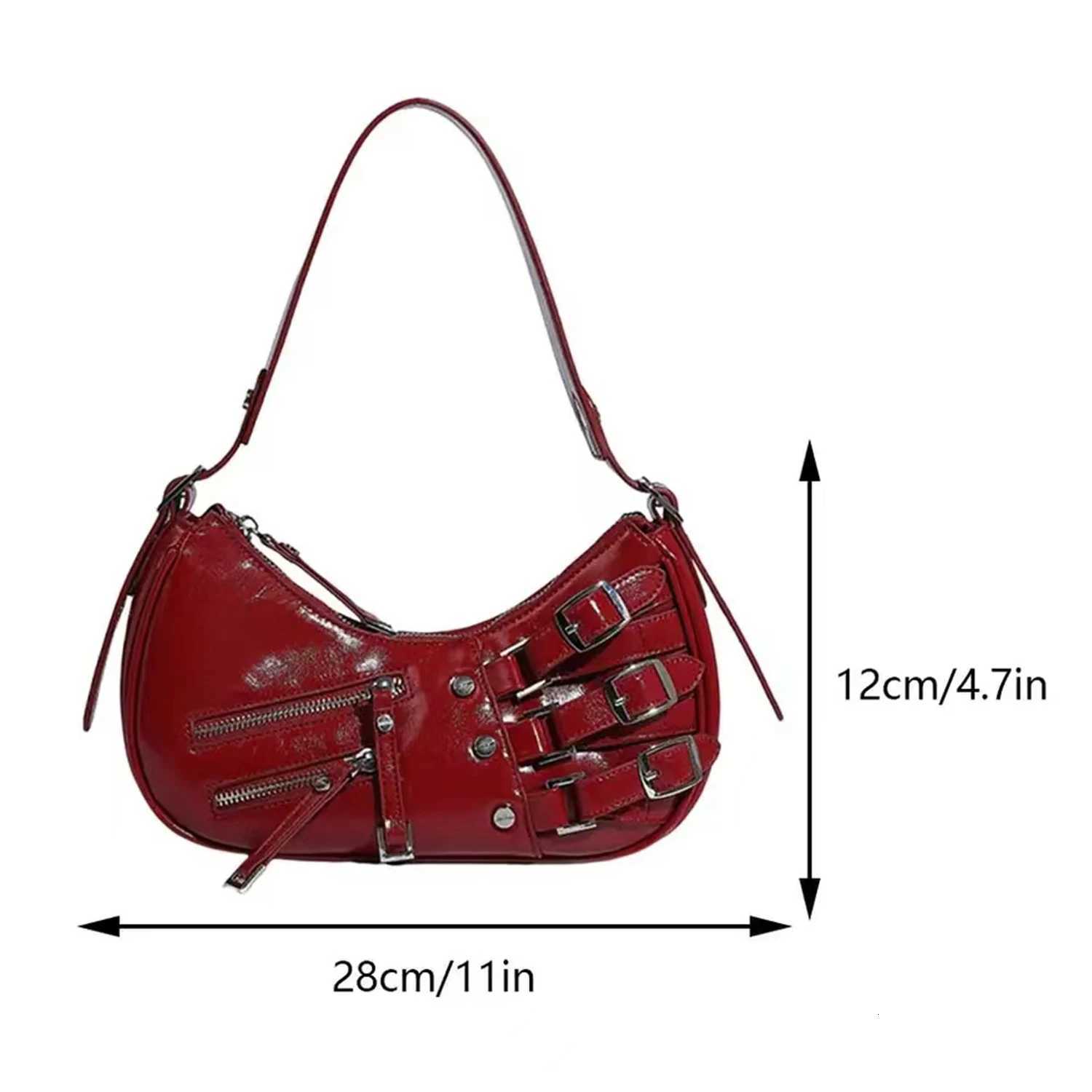 Cool Denim Grey Shoulder BagWomen Y2k Grunge Hot Girls Casual HandbagLady Vintage Versatile Underarm Bag AutumnZ260317