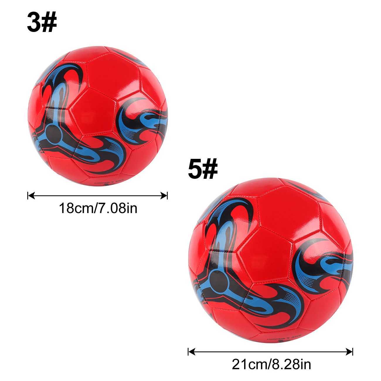 1PC A Size 3 and 5 Cyclone Football Soft Inflatable Red Soccer Ball Suitable for Training and Match Play M260318