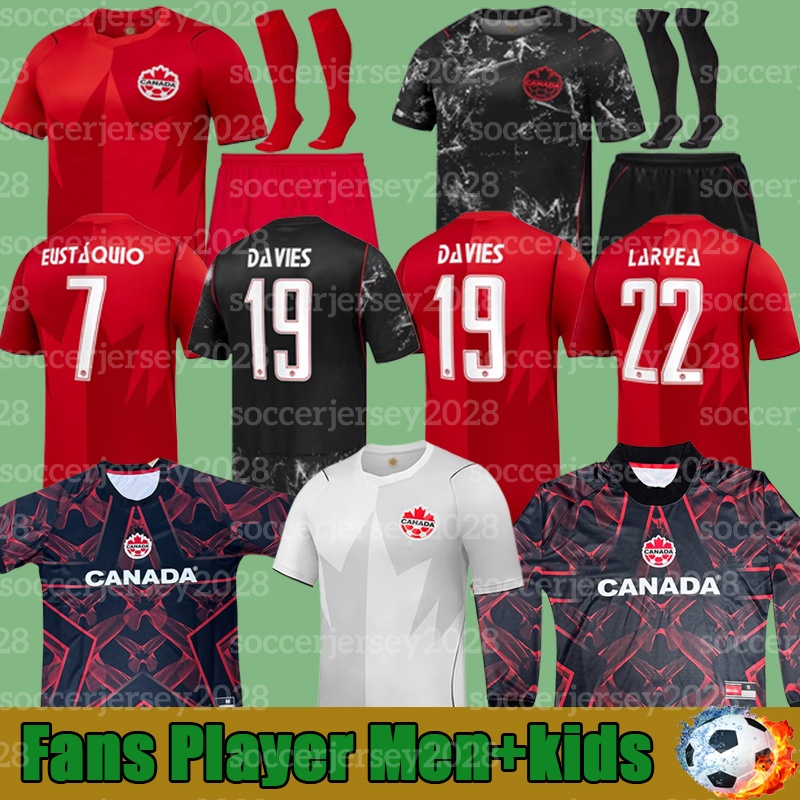 Canada soccer jersey 2026 World Cup Home 26 27 football shirt men kids DAVIES DAVID EUSTAQUIO jerseys kit sets third black set