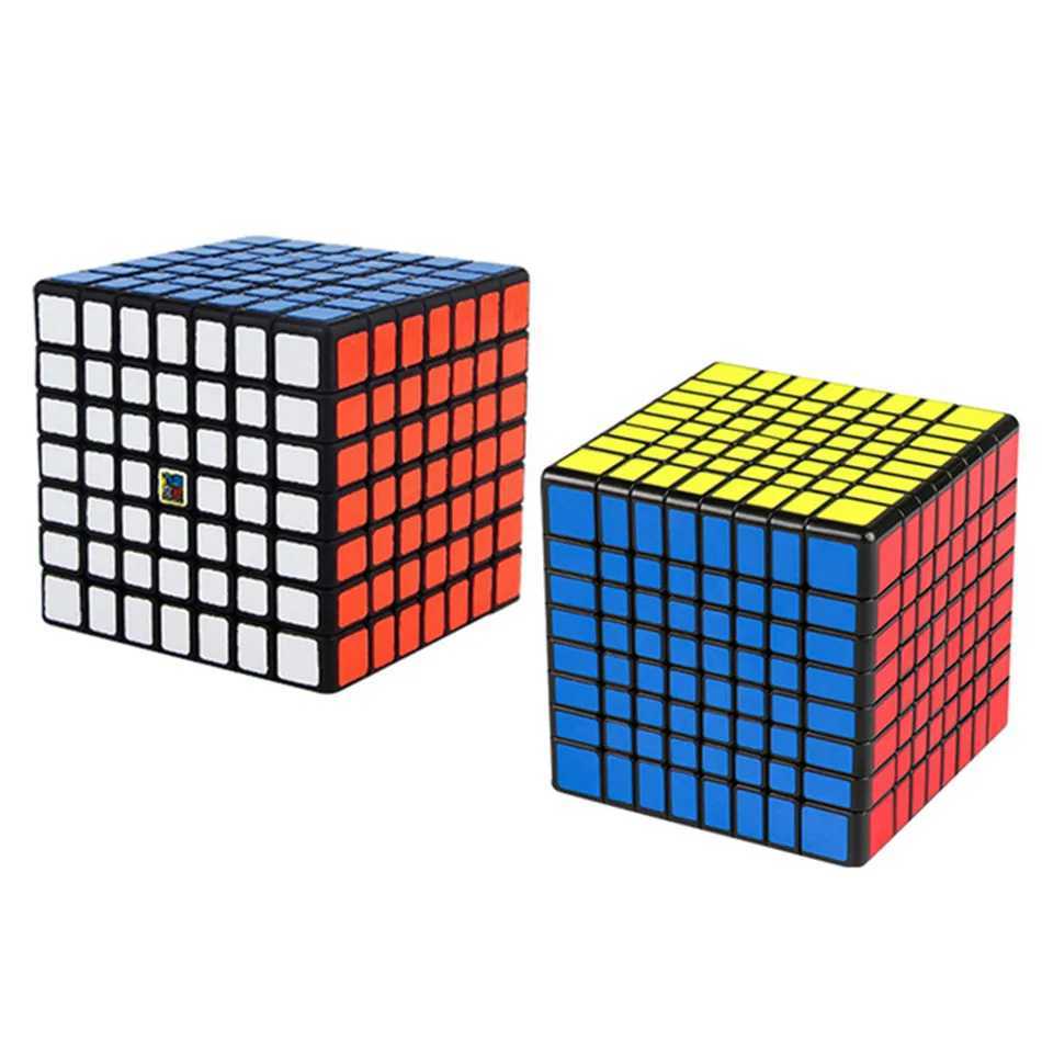 MoYu Meilong Speedcube Black Sticker 6x6x6 7x7x7 8x8x8 Cube Magic 4x4 5x5 6x6 7x7 8x8 Speed Puzzle Educational Toy Children H260314