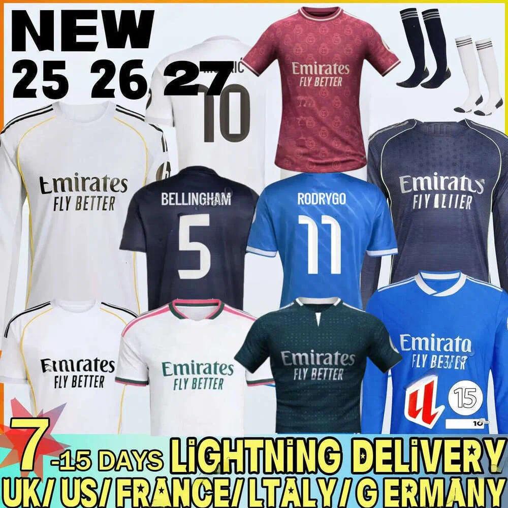 26 27 Reals Madrid kits Soccer jerseys 2026 MBAPPE Jersey BELLINGHAM shirt TRENT VINI JR football shirt Valverde Endrick RODRYGO Arda Guler Trent madrid jersey kids