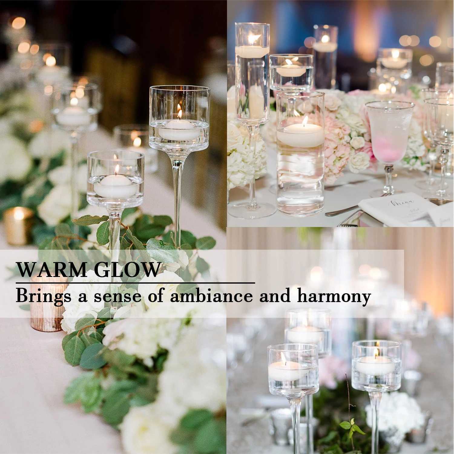 Floating Candles 56H oursB urningT imeF loatingC andlesR omanticN ightP ortableS mallC andleS etS uitablef orT ravelY ogaB athingS paF amilyW eddi D26