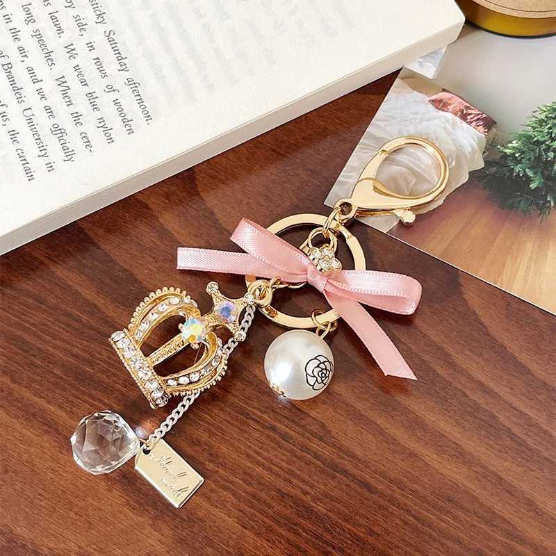 King Crown Keychain Pendant Charm Rhinestone Crystal For Handbag Purse Bag Carkey Gift Keyholder H260318 - view 7