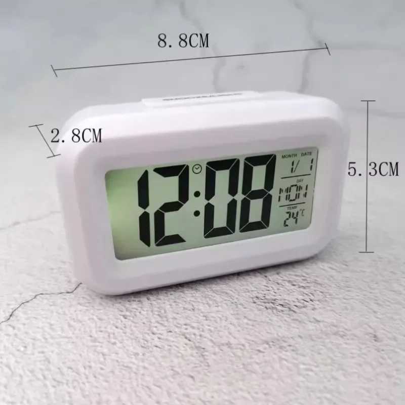 Desk Decorations Multi-functional LED Digital Alarm Clock with Calendar and Time-Display for Bedroom or Office Use D260318