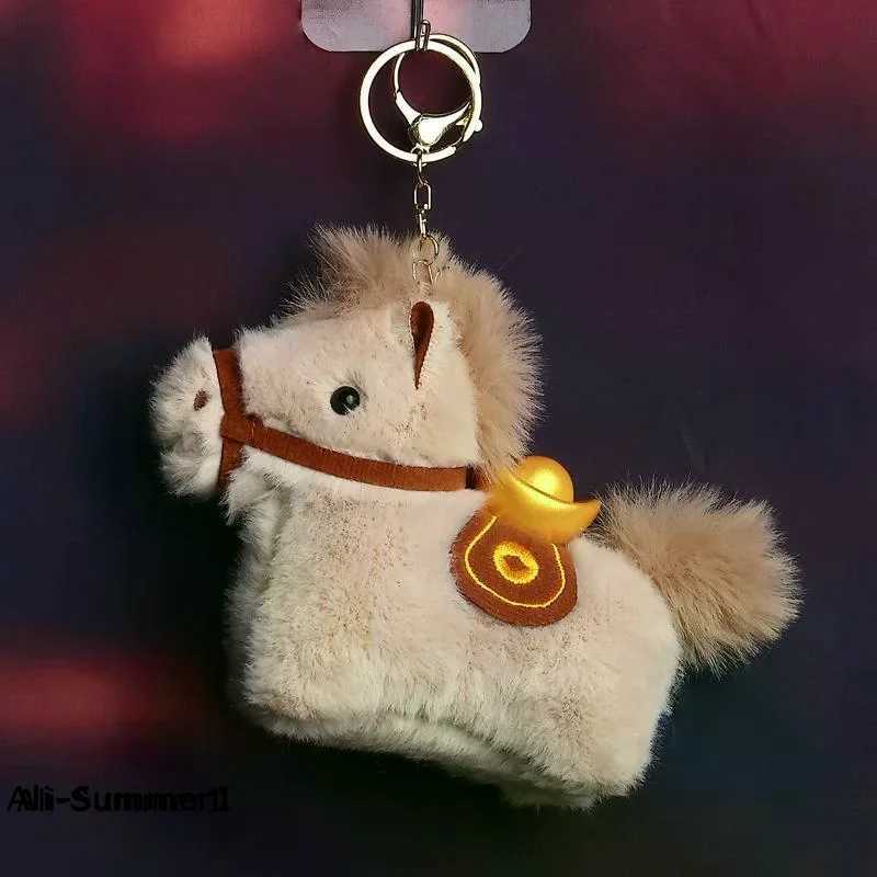 The Year Of Horse Mascot Keychain Chinese New Year 2026 Pendant Cute Cartoon Plush Pony Keyring Spring Festival Party Supplies H260318 - view 5