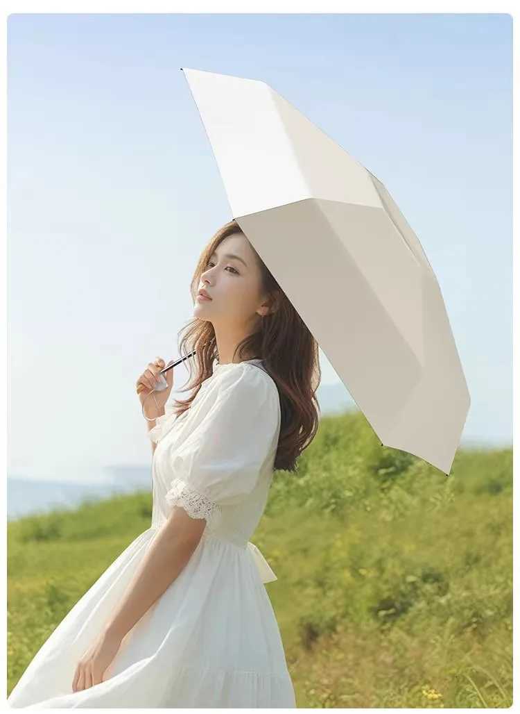 New Mini Portable Travel Umbrella Ultra-lightweight Compact Umbrellas for Rain Sun UV Protection for Kids Women Girls H260318 - view 7