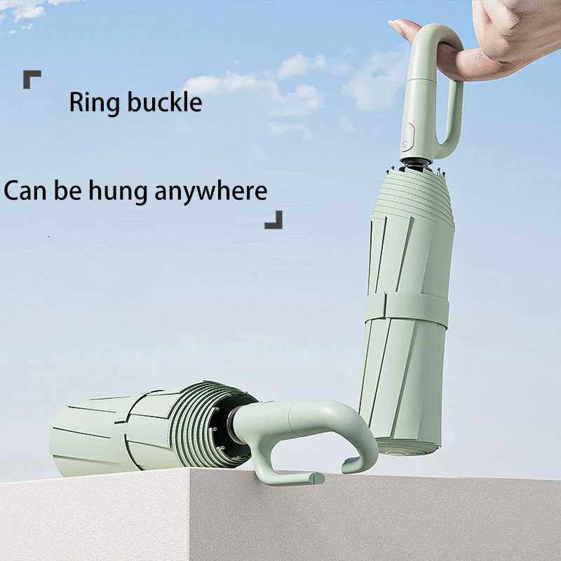 Fully automatic buckle sun umbrella for sunny and rainy days foldable and convenient rainproof sun-proof and UV-proof parasol H260318 - view 7