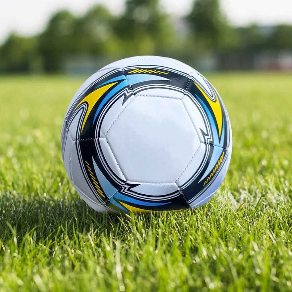 World Football Soccer Balls Official Size5 Machine Sewing PVC Seamless Wearproof Anti-slip Outdoor Match Game Football Training a02 M260318