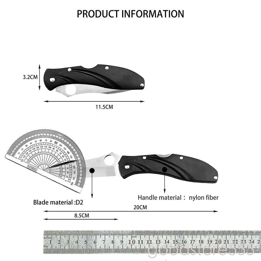 C66 Pocket Folding Knife S35VN fixed blade knife Blade Nylon Fiber Handle Outdoor Hiking pocket knife couteau Camping Survival Self-defense Knives