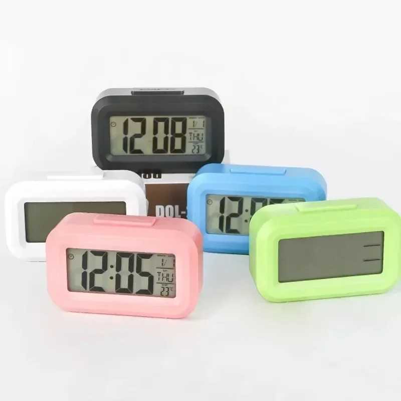 Led Digital Alarm Clock Backlight Data Times Calendar Desktop Multi-function Electronic Bedroom Decoration Desk Decorations Wall D260318