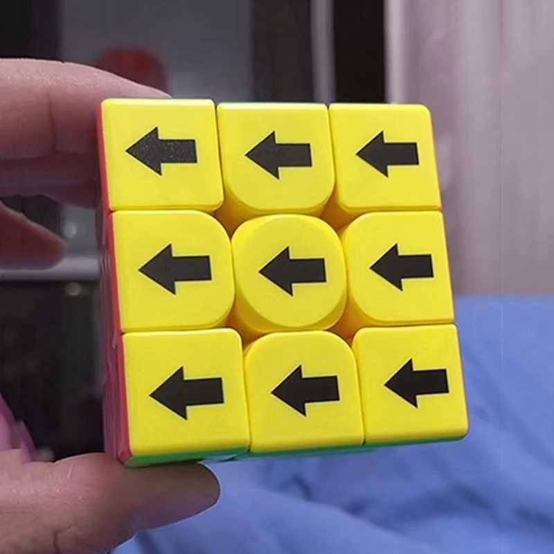 Direction Arrow Speed Cube 3X3X3 Puzzle Challenge Gift IQ Logic Training Brain Teaser For Kids Boys Girls zauberwrfel H260314